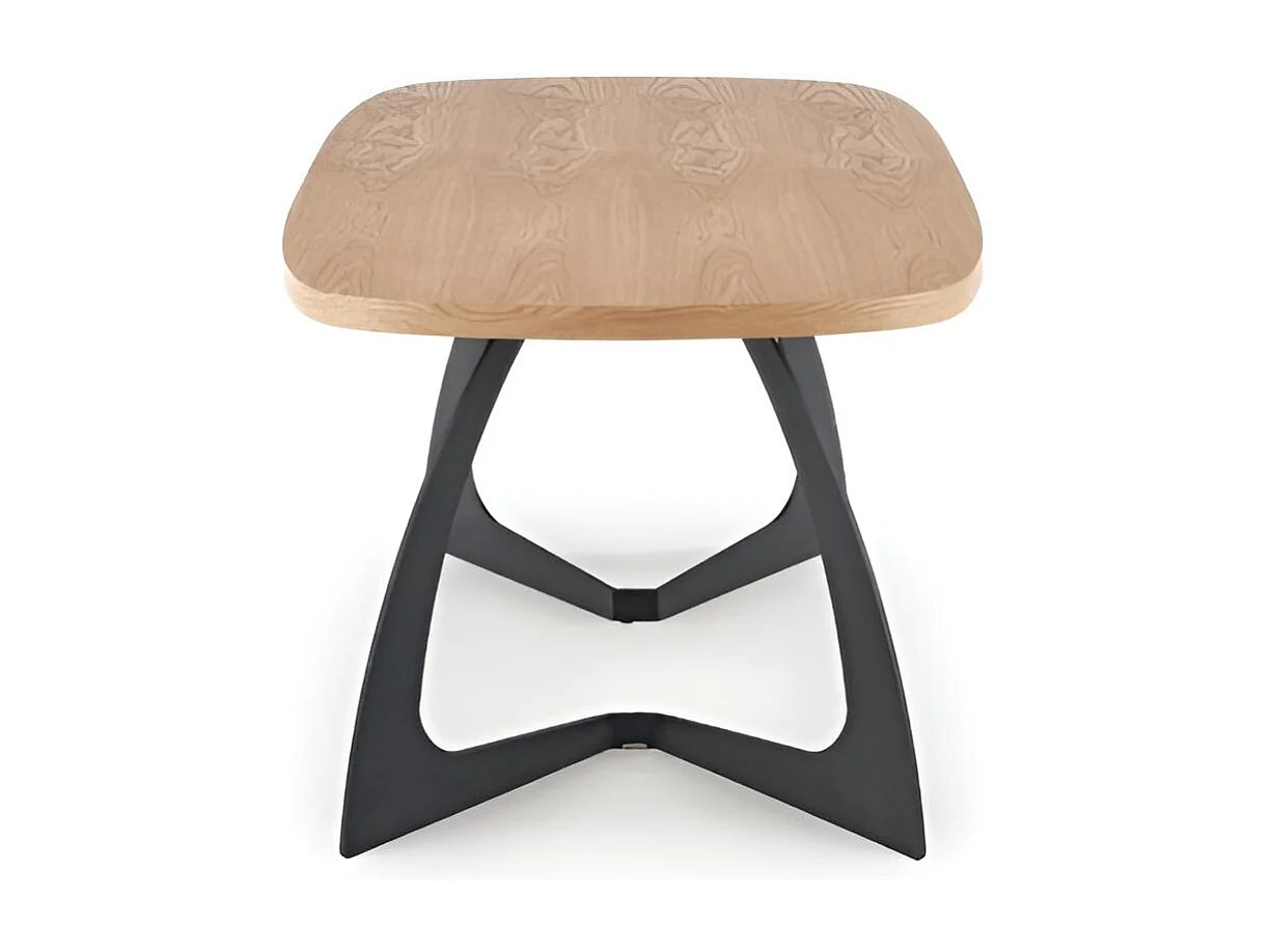 Tavolo da pranzo Merlin (90x200)/MDF/Impiallacciato/Marrone