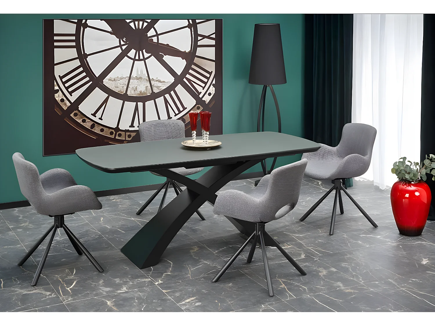 Tavolo da pranzo Silvestro (90x220)