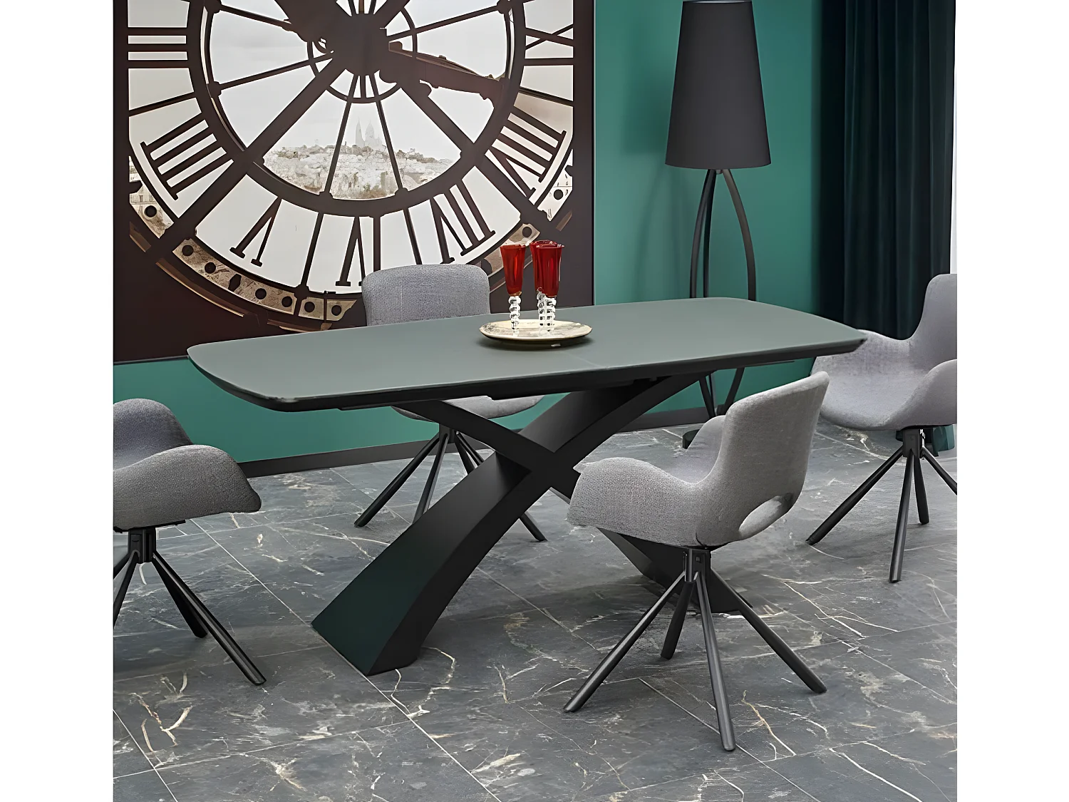 Tavolo da pranzo Silvestro (90x220)