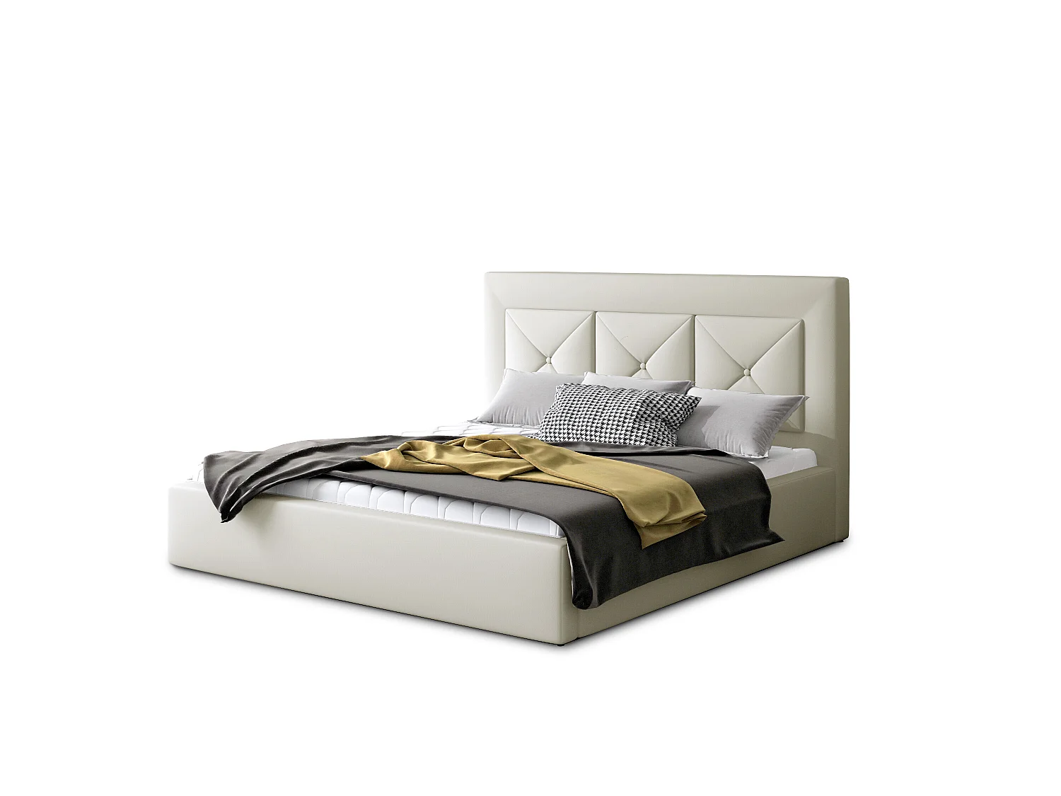 Smart XL bed (200x200)/stof-beige