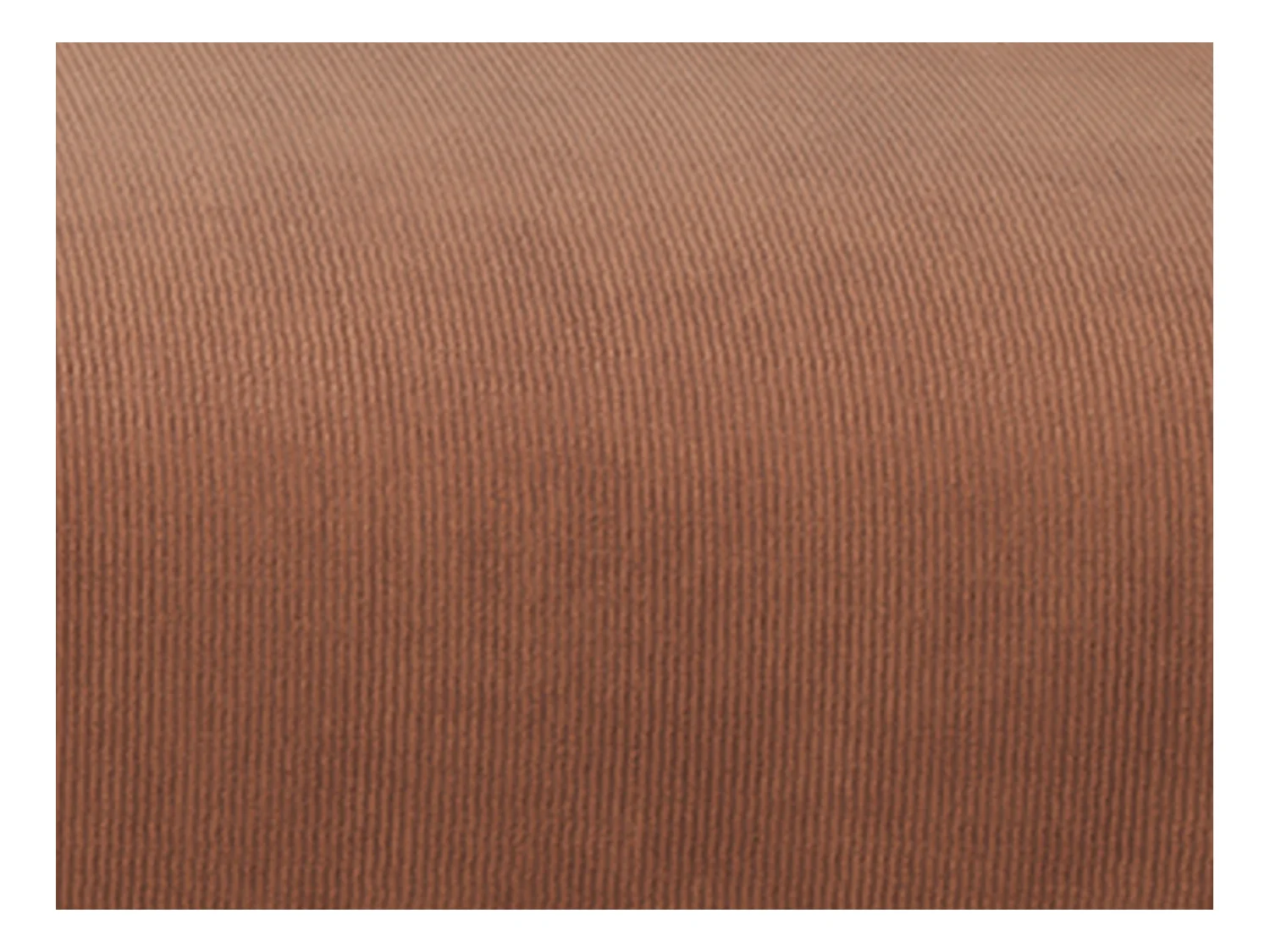 Großes Ecksofa - Ecke rechts - Samt-Stoff - Terracotta - POGNI von Maison Céphy