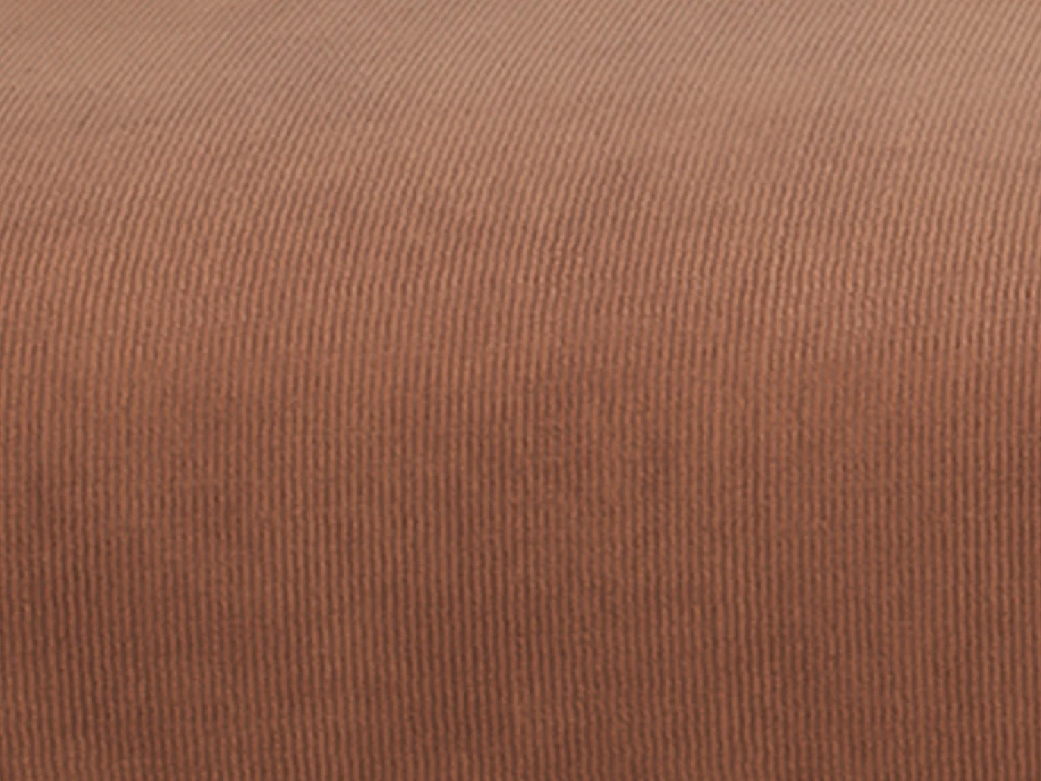 Kanapa narożna lewostronna dużych rozmiarów z teksturowaną terakotową tapicerką - POGNI marki Maison Céphy