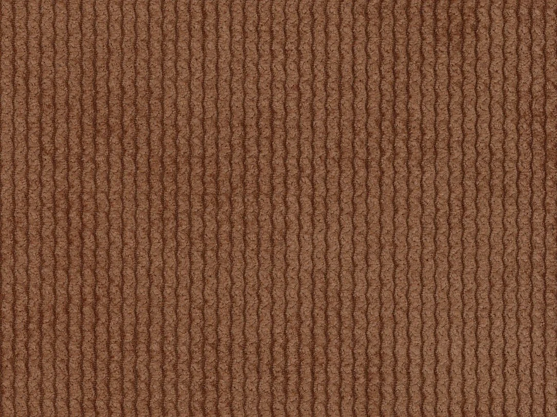 Grande divano in Velluto a coste sottili Terracotta - Angolo a sinistra - POGNI della Maison Céphy