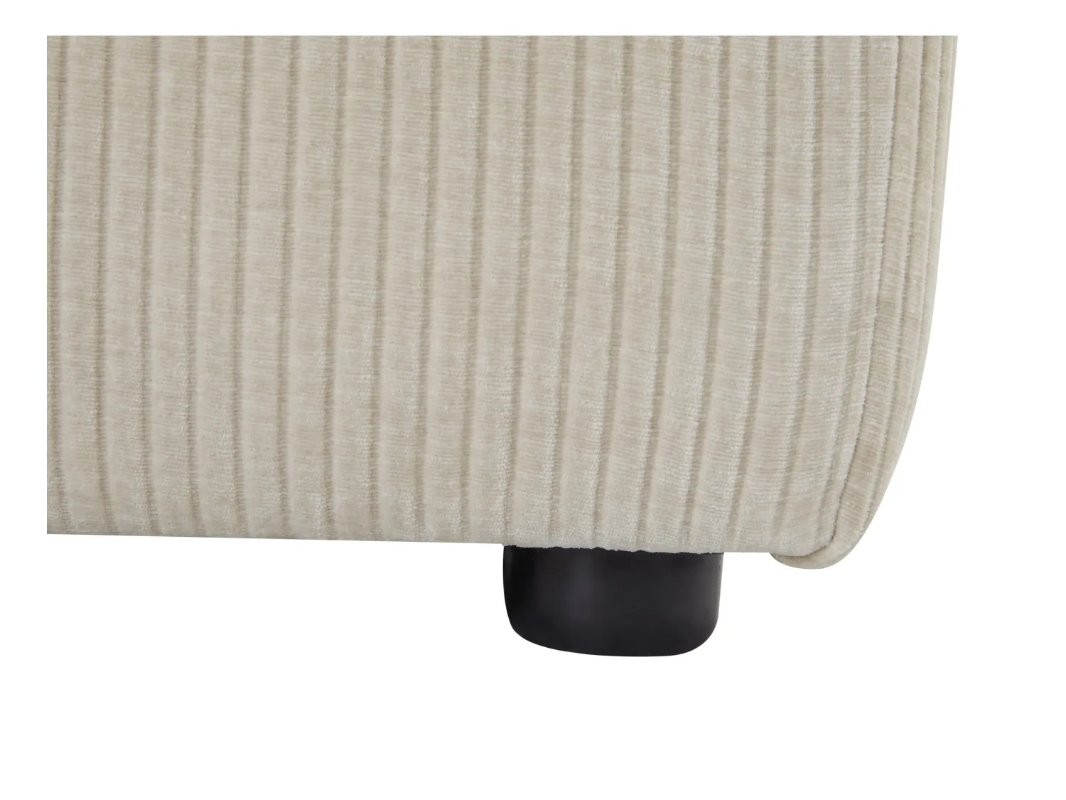 Großer Ecksofa - Ecke links - Cord - Beige - TIRONO von Maison Céphy