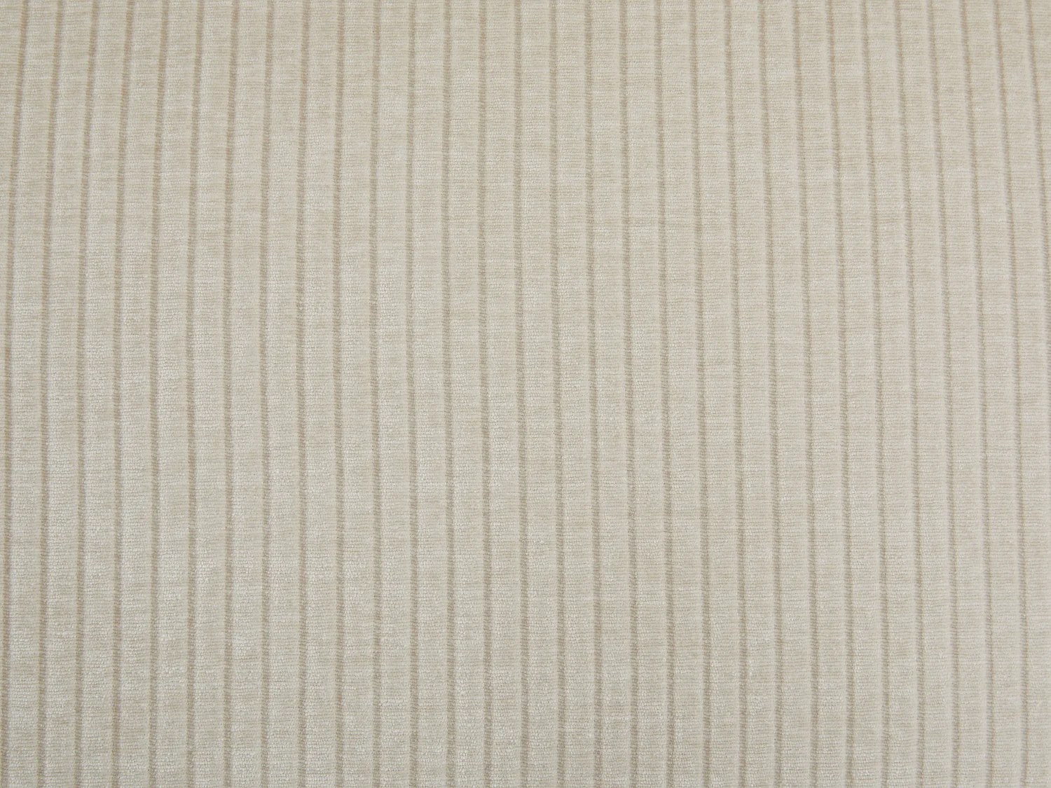 Grote hoekbank met hoek links van beige ribfluweel TIRONO van Maison Céphy