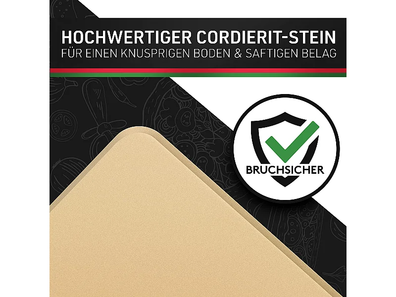 Pizza Divertimento - DAS ORIGINAL - Pizzastein für