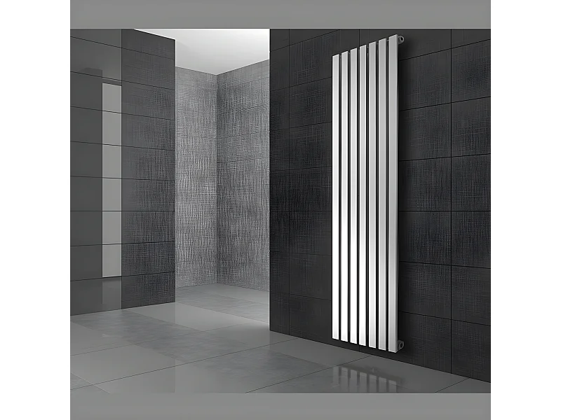 ECD Germany Radiateur Panneau Design Stella Non Électrique, 260 x 1600 mm, Blanc