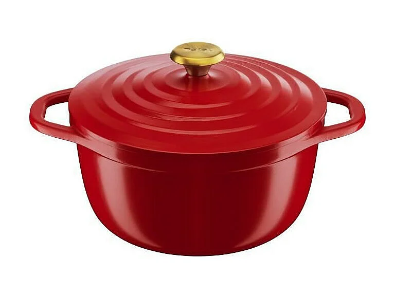 AirAuflaufform 24 cm, Aluminiumguss, rot