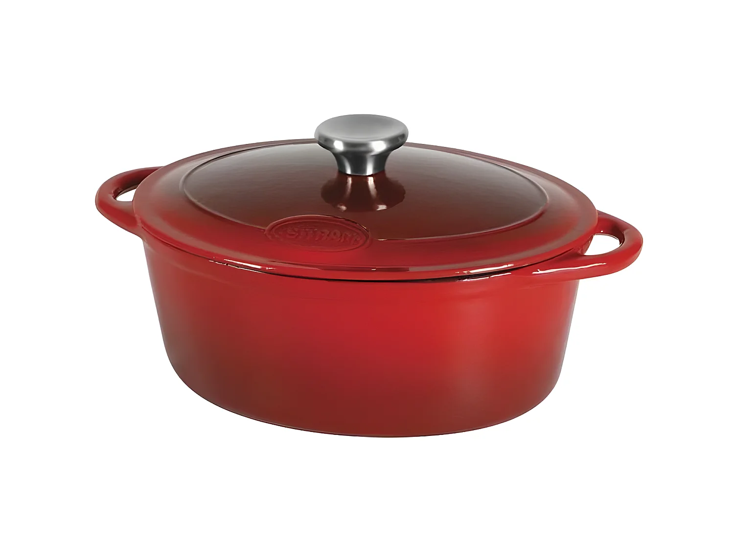 Ovale Auflaufform aus emailliertem Gusseisen 36 cm – 9 L