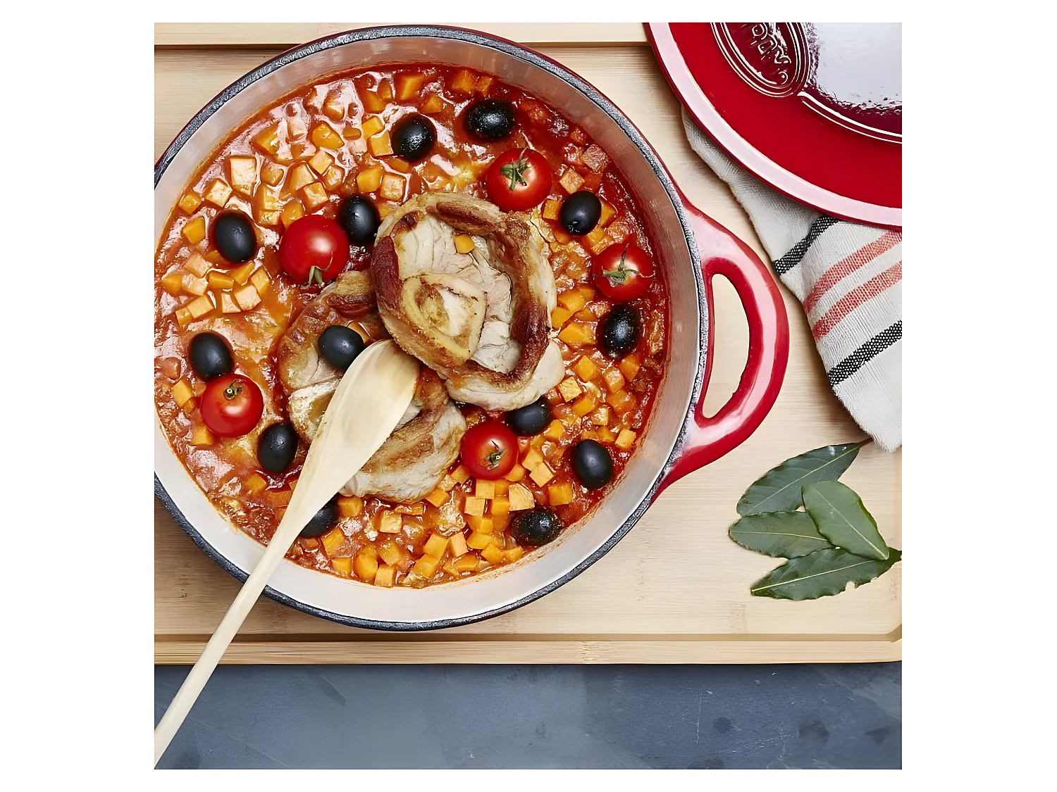 Ovale Auflaufform aus emailliertem Gusseisen 36 cm – 9 L