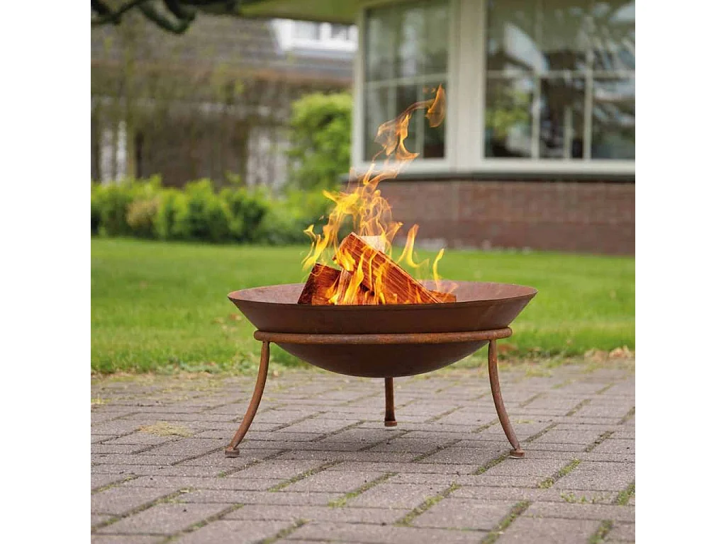 Feuerschale Tulsa Rostbraun Stahl