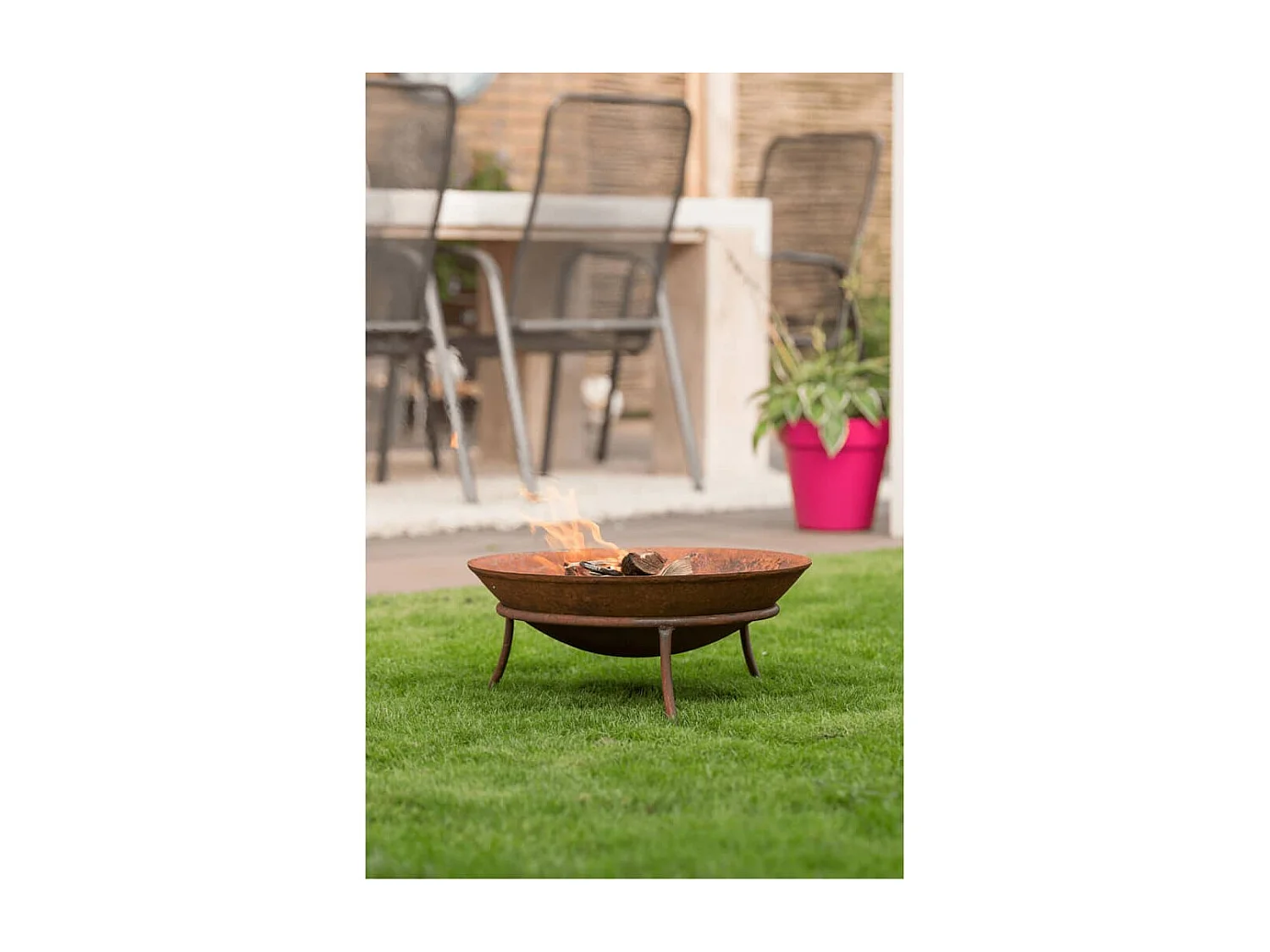 Feuerschale Tulsa Rostbraun Stahl