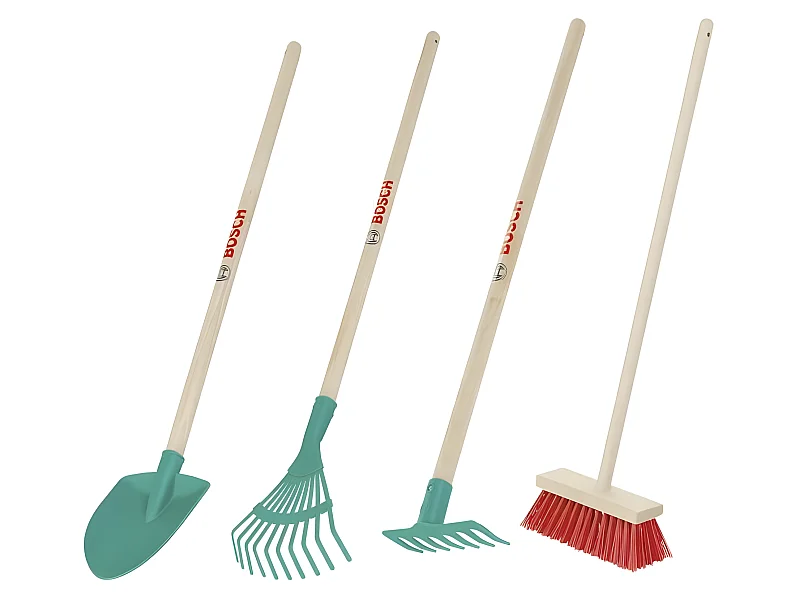Outils de jardinage Bosch en bois et plastique, 4 pieces - KLEIN - 2794