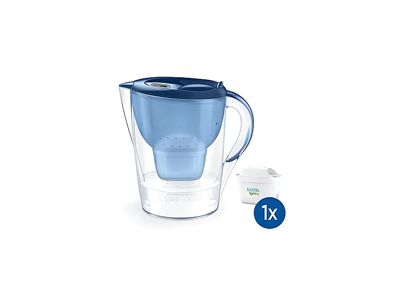 Carafe filtrante Brita Marella XL avec 1 cartouche Maxtra Pro 1051122 Bleu