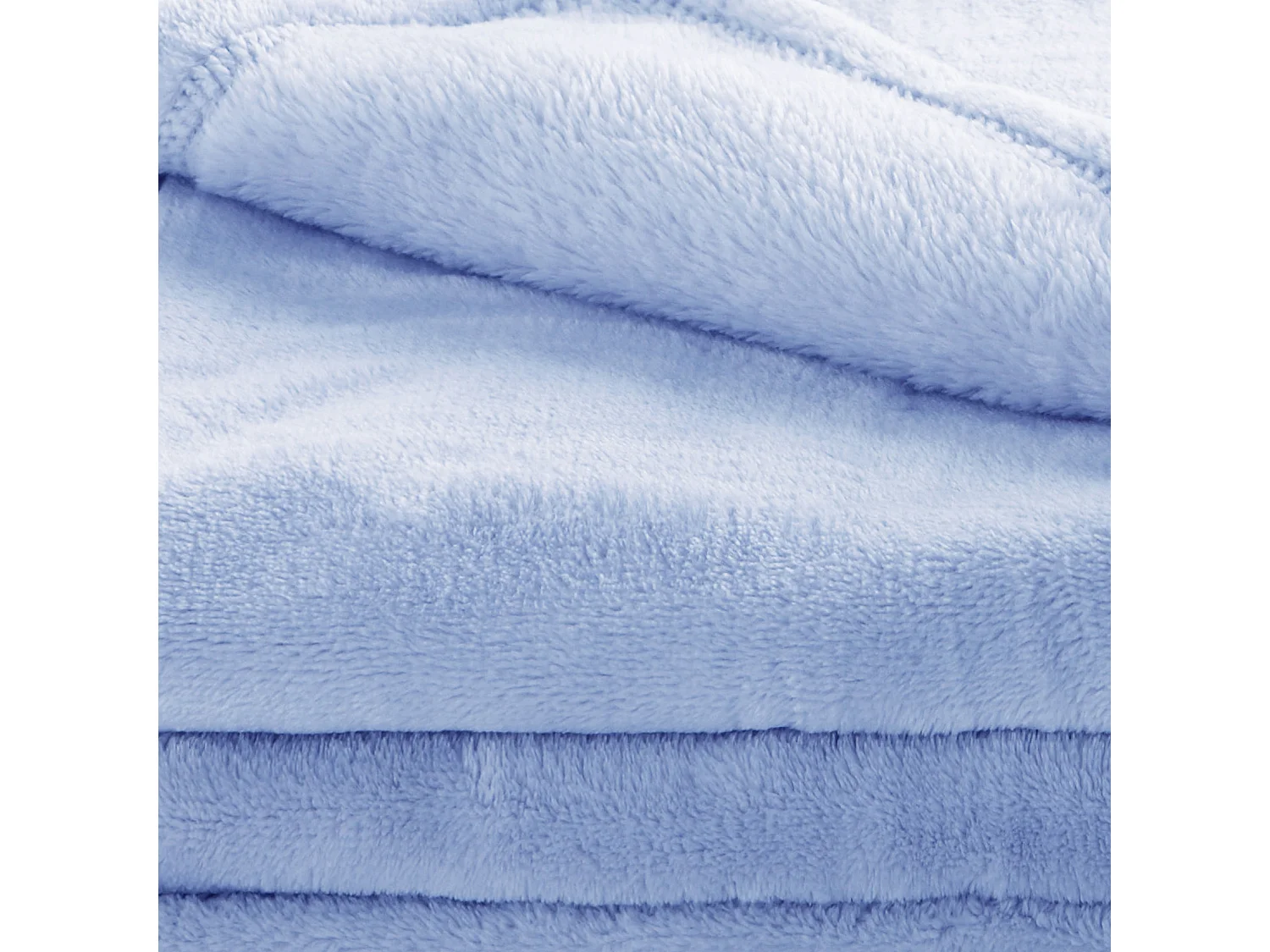 DOMIVA Couverture microfibre microdoux 100 x 150 cm - Light blue