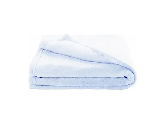 DOMIVA Couverture microfibre microdoux 100 x 150 cm - Light blue