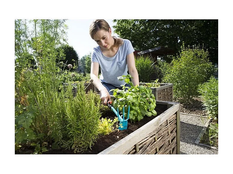 GARDENA Serfouette a fleurs 6.5cm Combisystem - Acier enduit - Outil adapte pour tout travaux de sol - Garantie 25 ans 8915-20