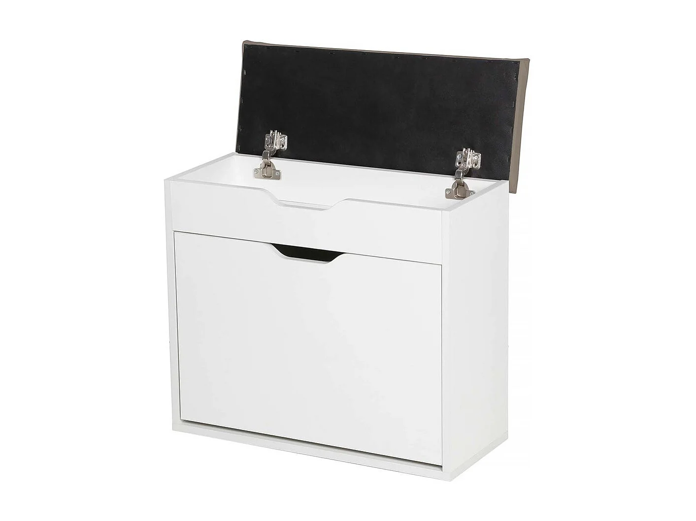 Meuble à chaussures "Wade" - 60 x 23.8 x 68 cm - Blanc