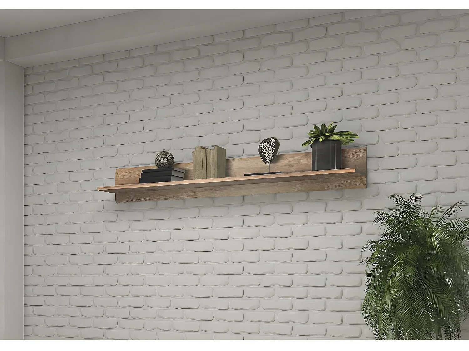 Półka TULSA 160 biała połysk