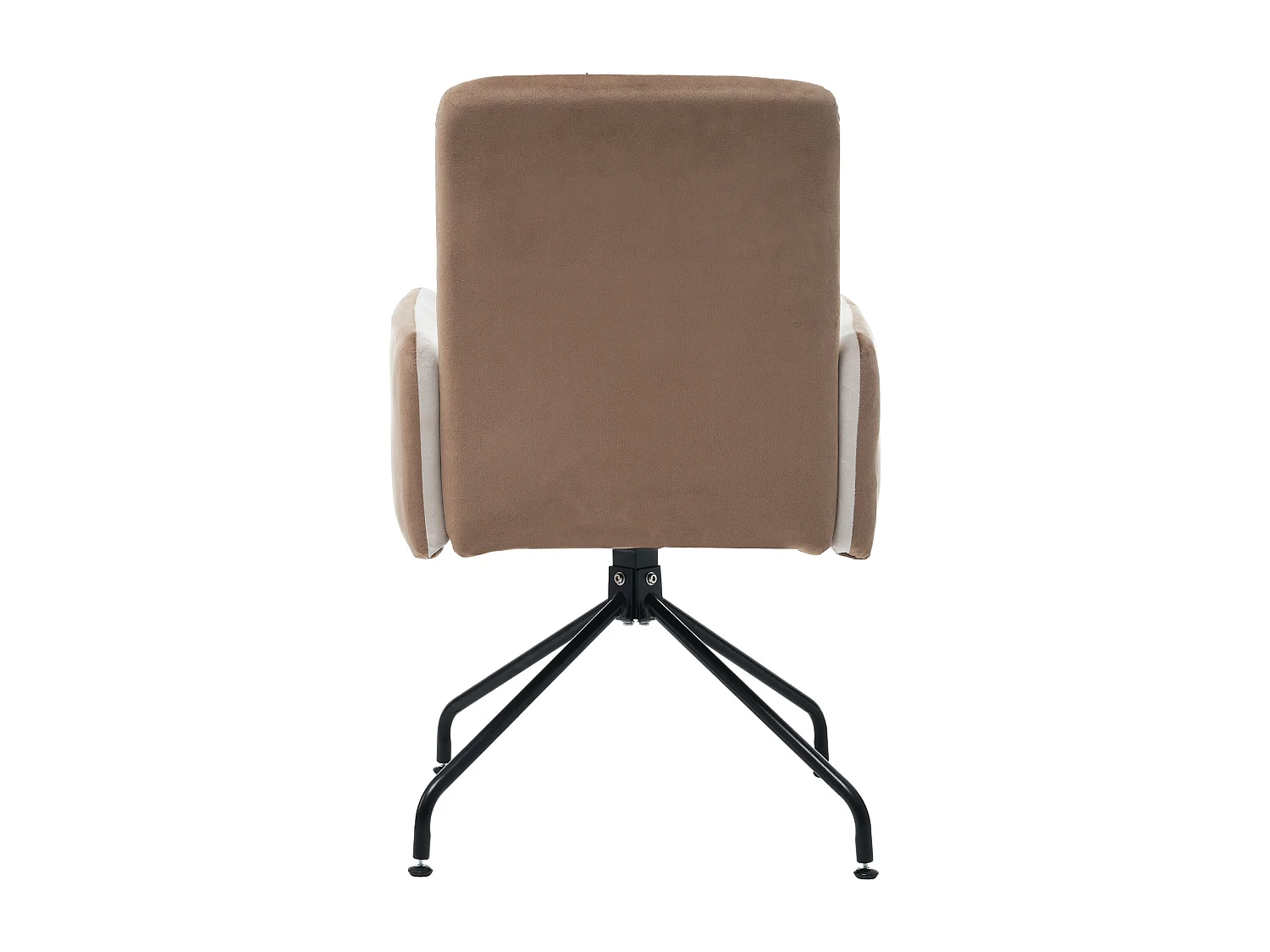 Drehstühle – Samt – mit Armlehne – für Esszimmer und Küche – Beige