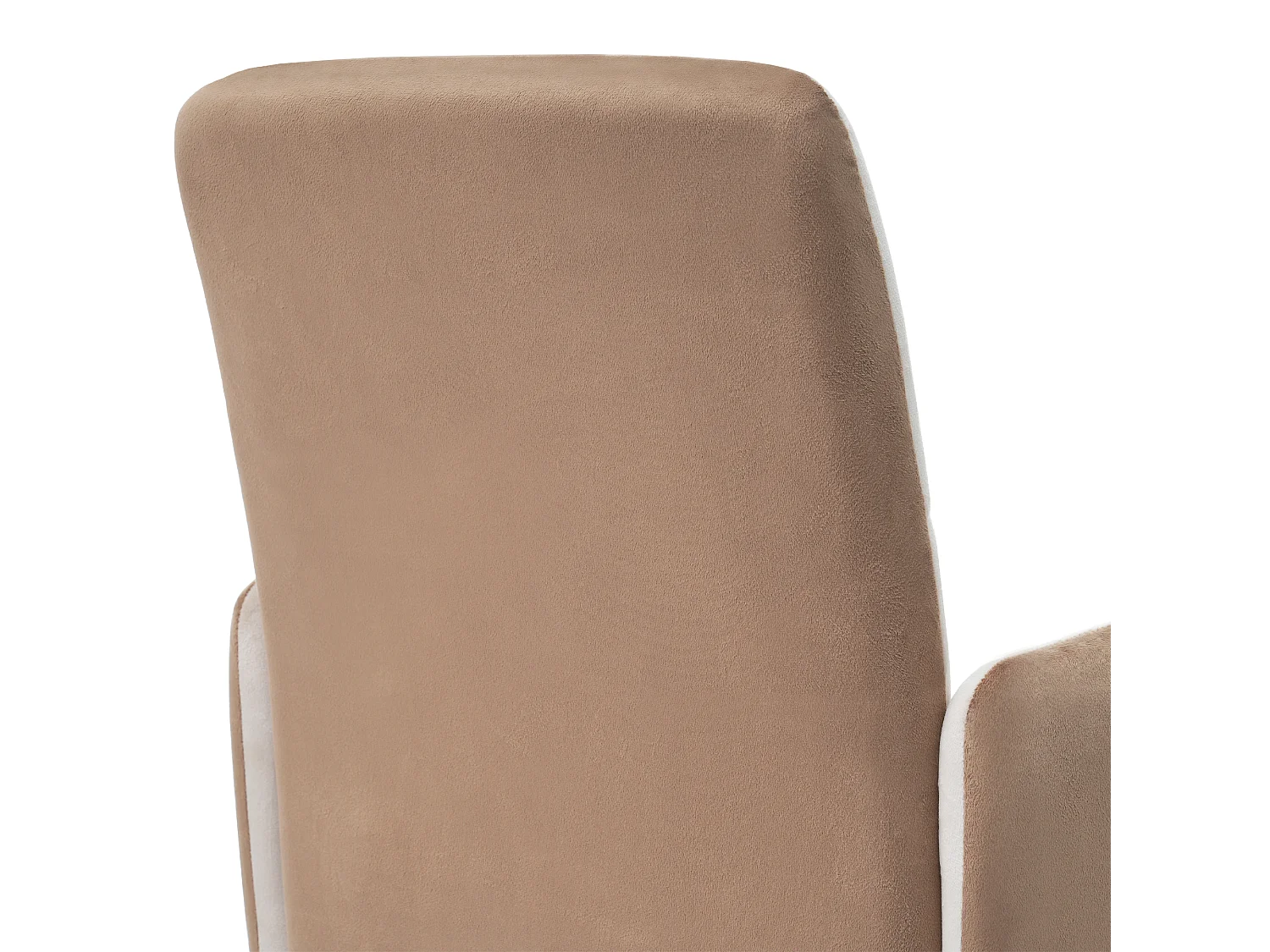 Drehstühle – Samt – mit Armlehne – für Esszimmer und Küche – Beige