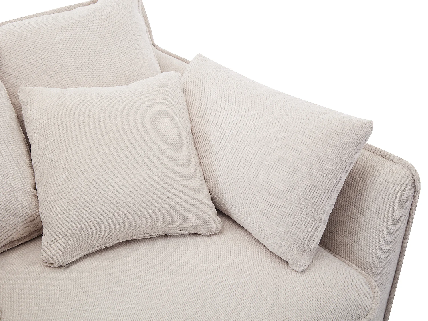 Sofa 3-Sitzer - Stoff - Beige - CABORNI