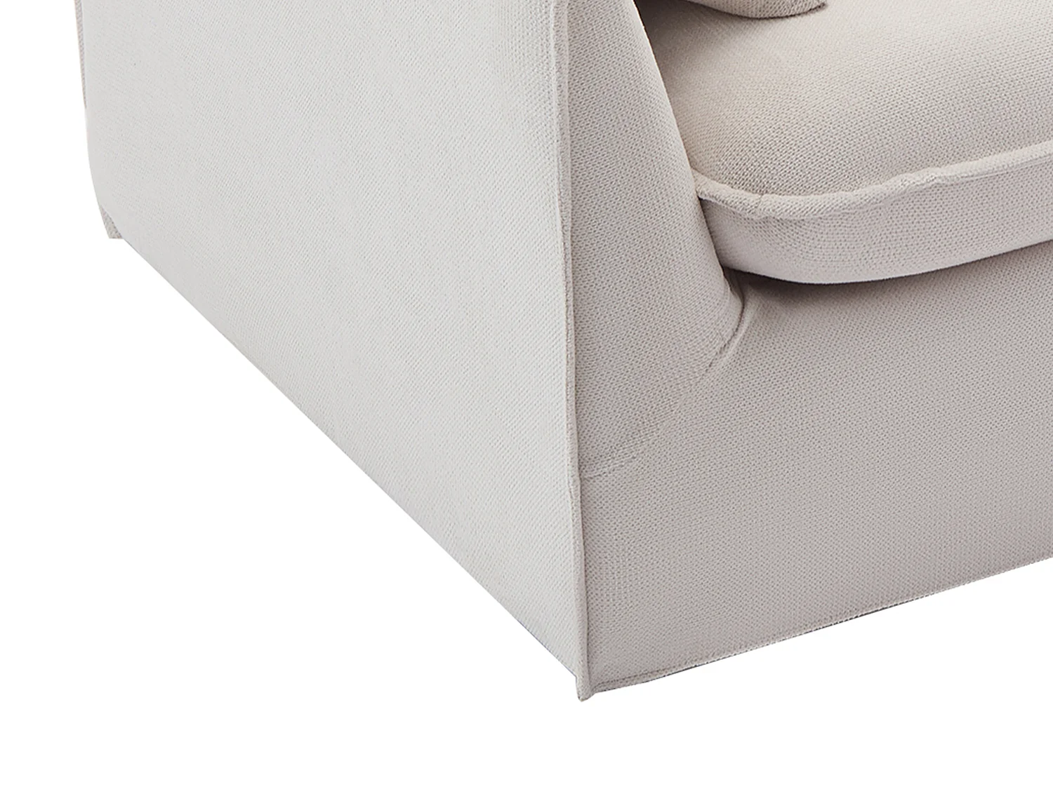 Sofa 3-Sitzer - Stoff - Beige - CABORNI