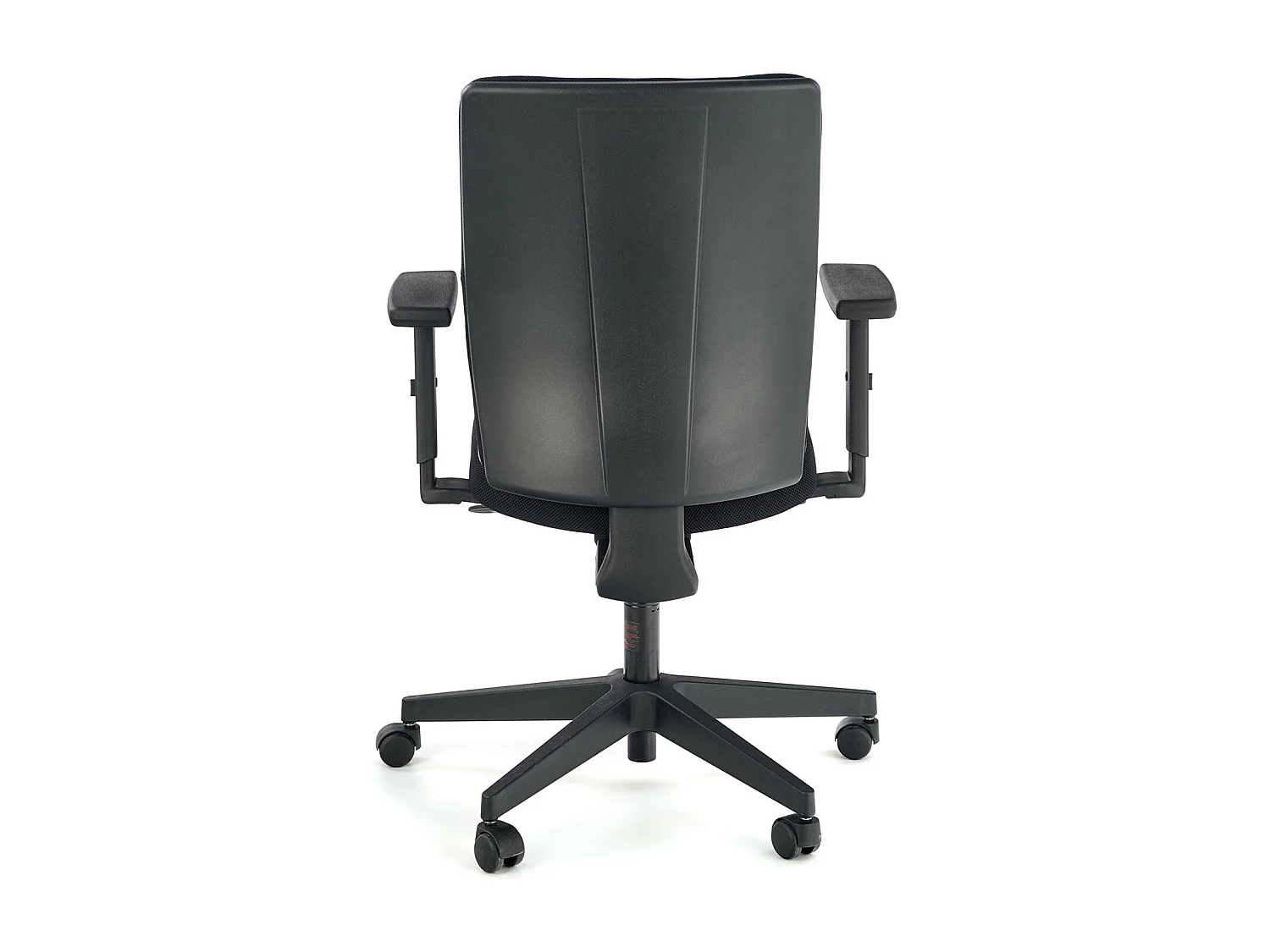 Fauteuil de bureau ergonomique en tissu vert avec piètement noir à roulettes ELIE