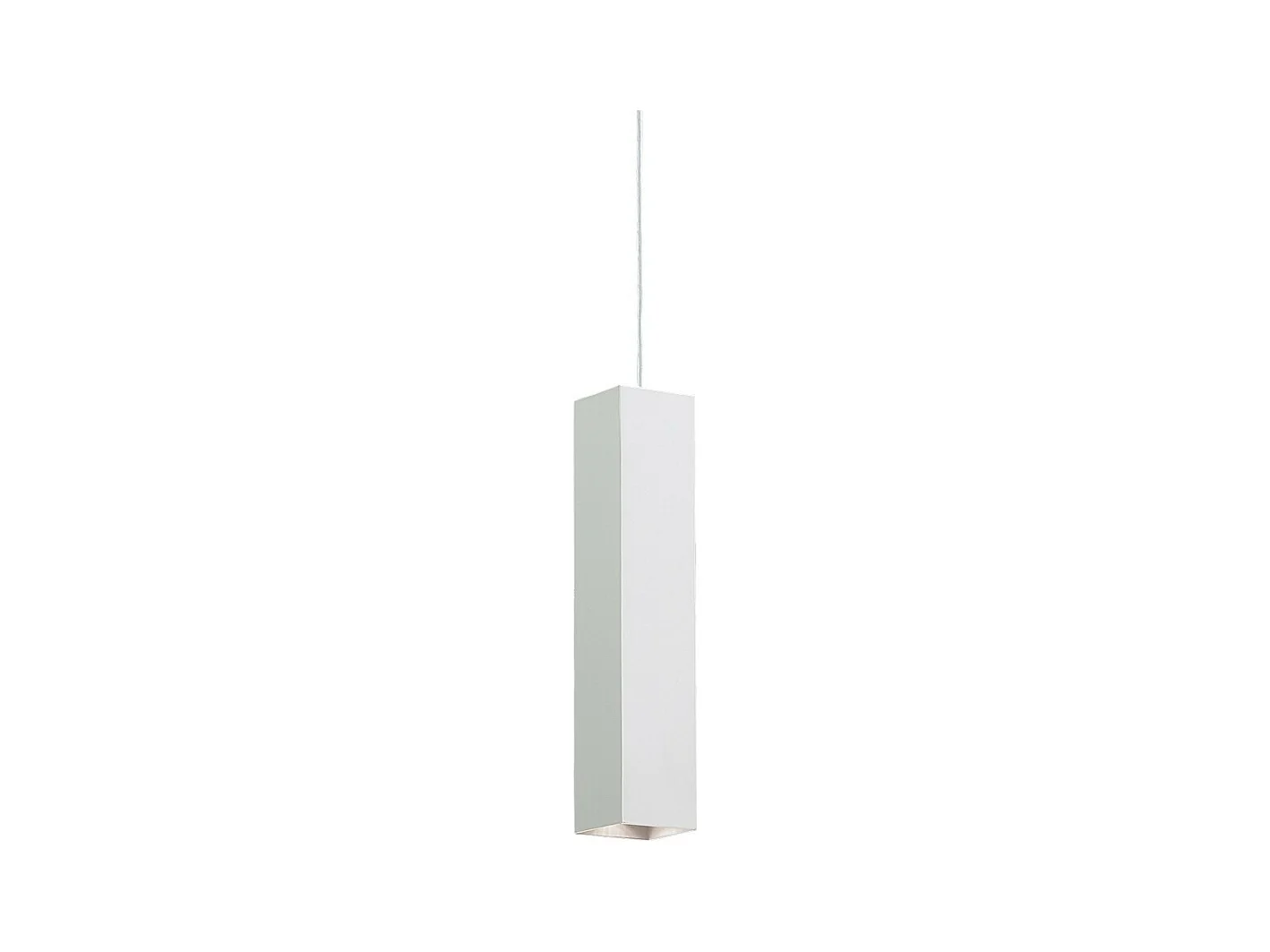 Ideal Lux Sky Plafonnier mince à 1 lumière, blanc, GU10