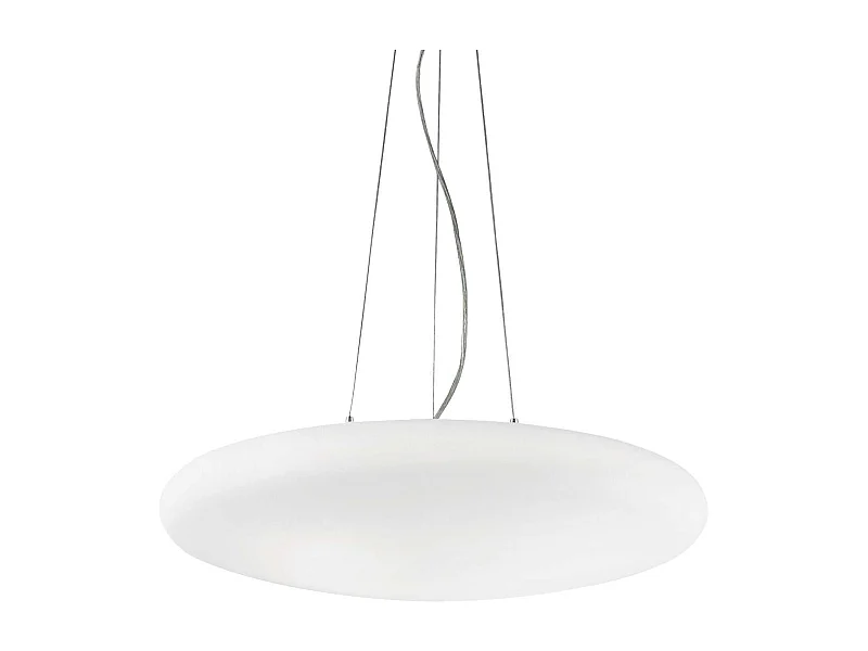 Ideal Lux Smarties Bianco - 3 Licht kleiner Deckenanhänger Weiß, E27