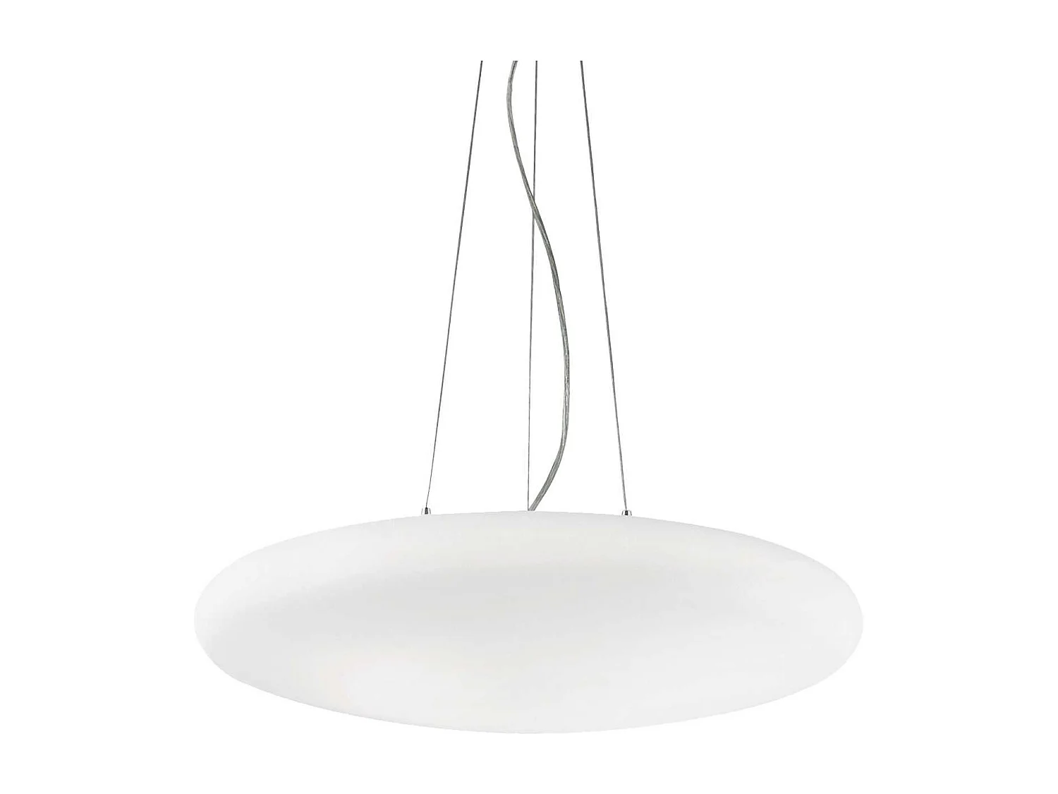 Ideal Lux Smarties Bianco - 3 Licht kleiner Deckenanhänger Weiß, E27