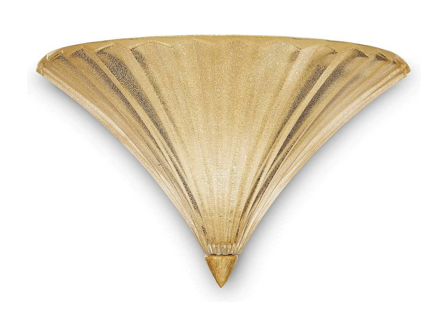 Ideal Lux Santa Grand luminaire mural intérieur à 1 ampoule doré avec verre, E14