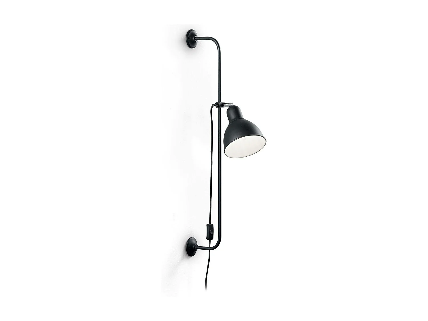 Ideal Lux Shower - 1 luz de pared, negro