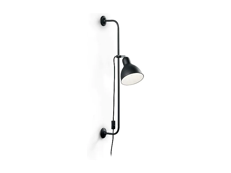 Ideal Lux Shower Applique à 1 lumière noire