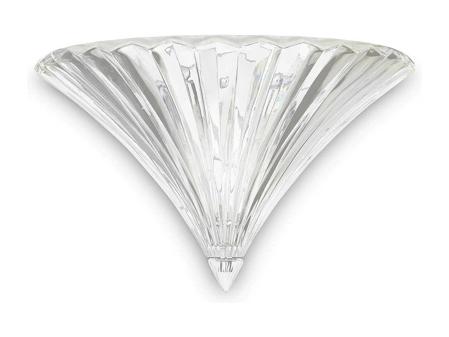 Ideal Lux Santa - 1 licht Indoor Large Wall Aufwärtsstrahlerer Klar mit Glas, E14