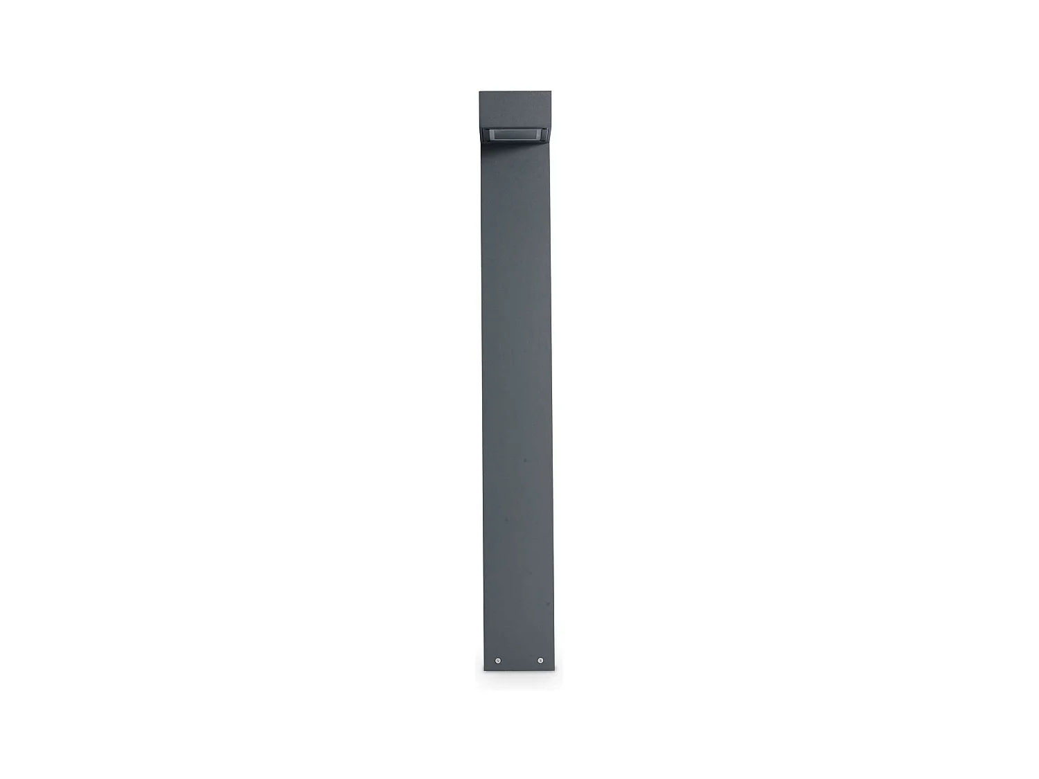 Ideal Lux Sirio - Bolardo alto de 2 luces para exterior Antracita IP44, G9