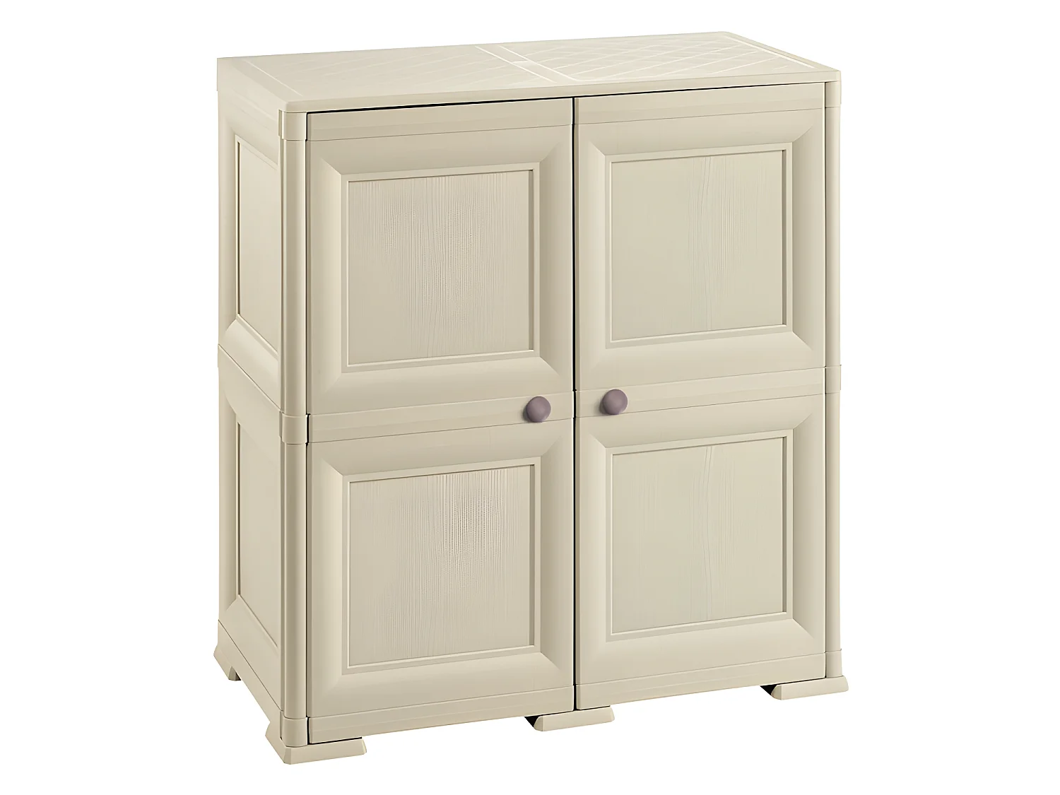 4 Etagères modulaires avec porte-bouteilles 48 gris 279x43x85,5