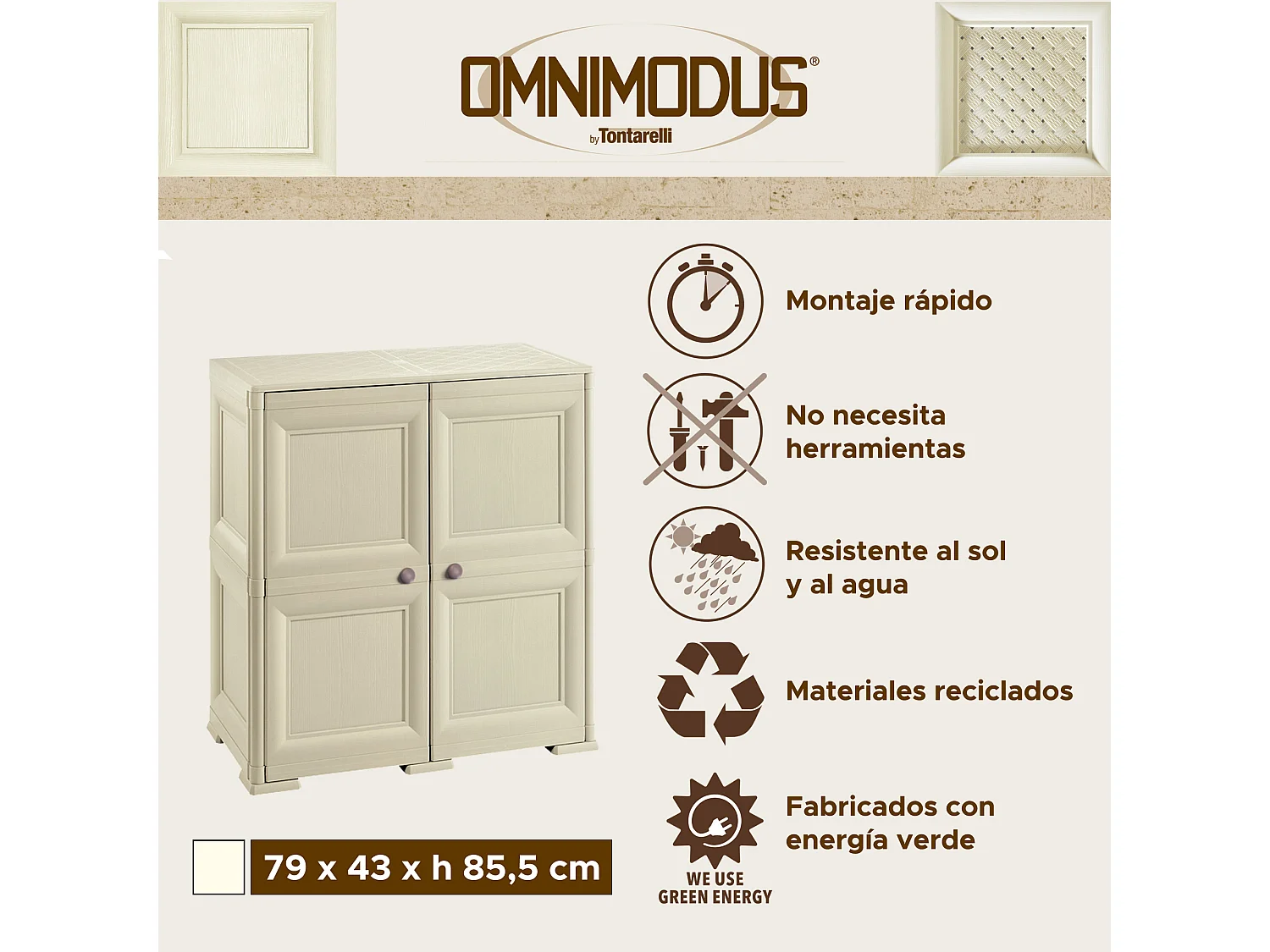 4 Etagères modulaires avec porte-bouteilles 48 gris 279x43x85,5