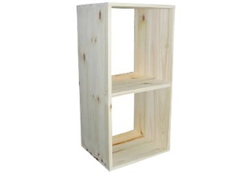 Bac de rangement à 2 compartiments pour peinture, vernis ou teinture, 36x30x70,5 cm