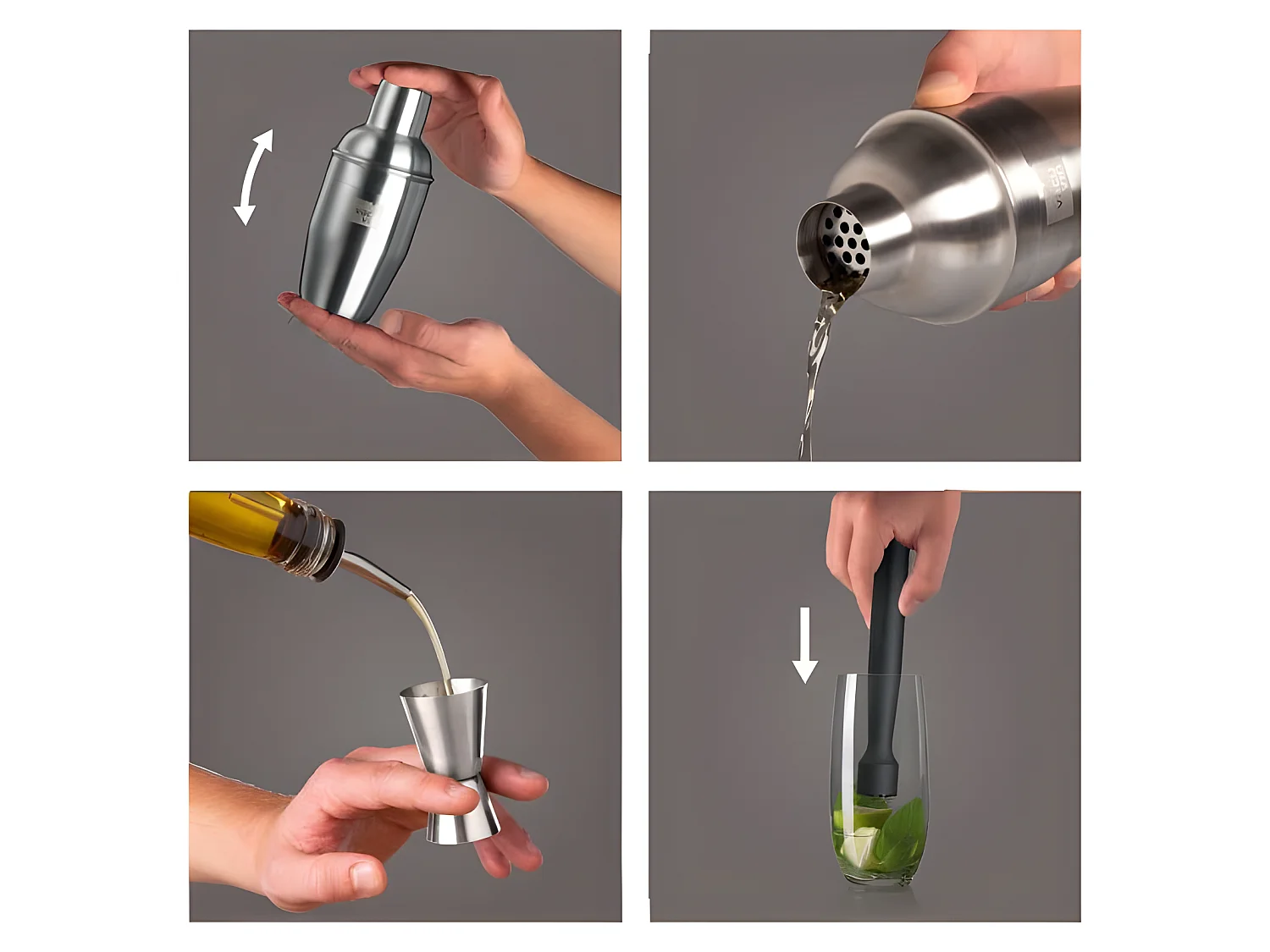 Cocktail-Set 3-teilig Vacuvin - Unverzichtbares Zubehör für Cocktail-Liebhaber