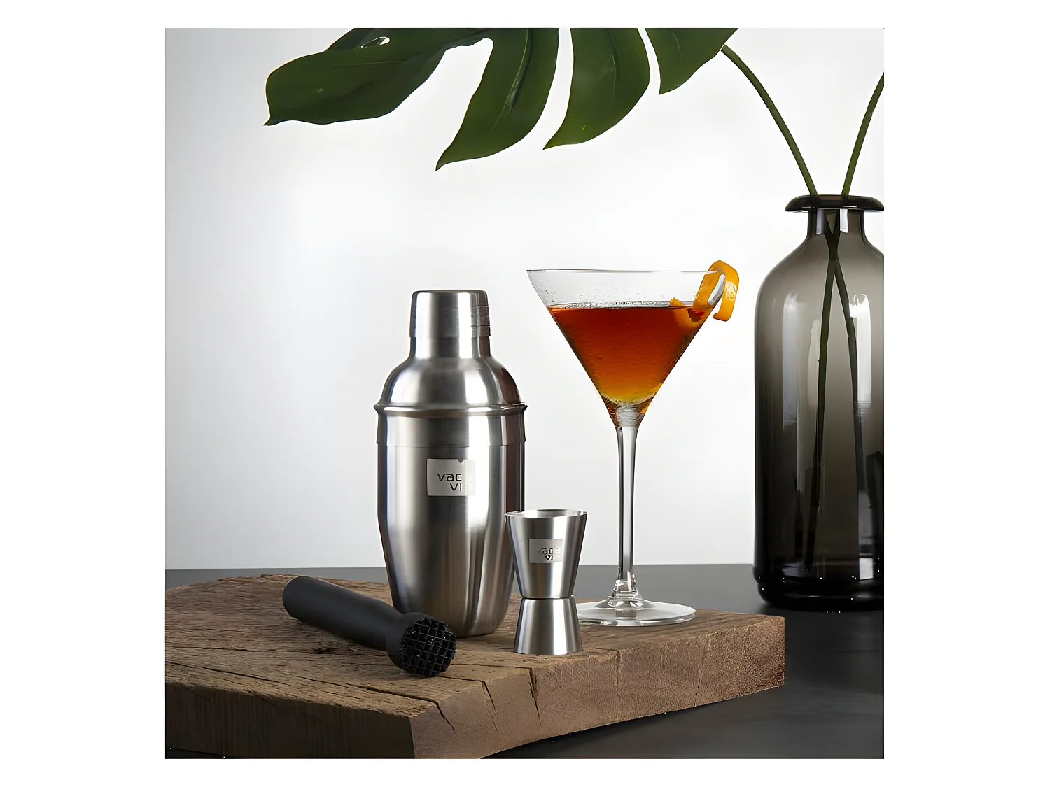 Coffret Cocktail 3 pièces Vacuvin - Accessoires indispensables pour amateurs de cocktails