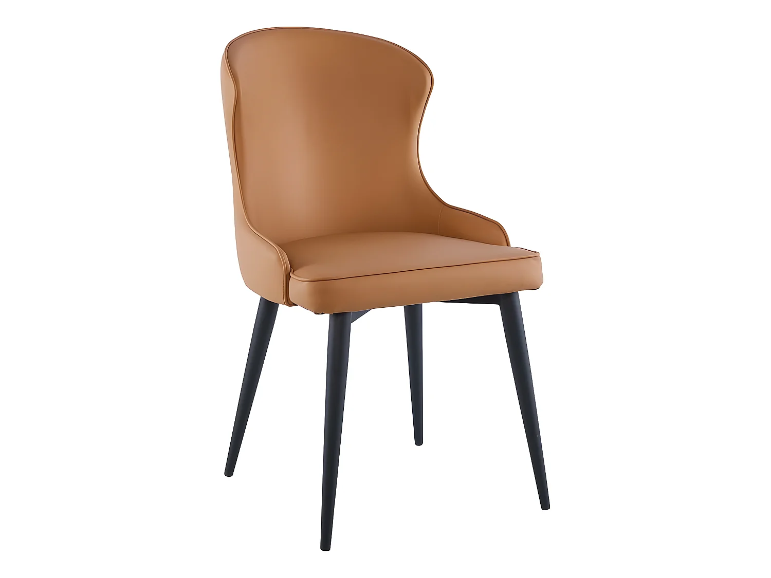 Lote de 2 sillas "Tina" - Marrón