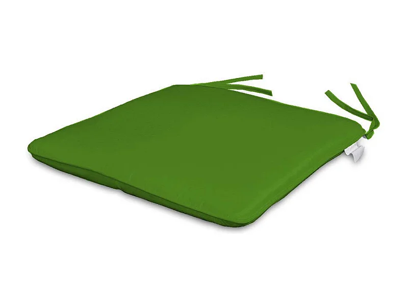 Lot de 2 assises 35 x 35 cm coloris Vert Anis