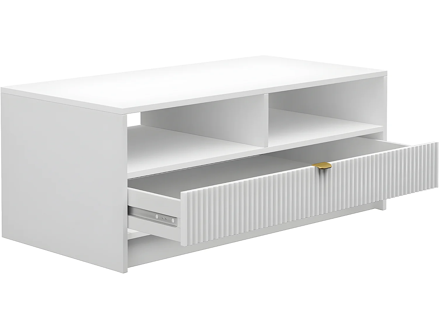 Salontafel Tireno - 100 X 40 X 50 cm-  Wit