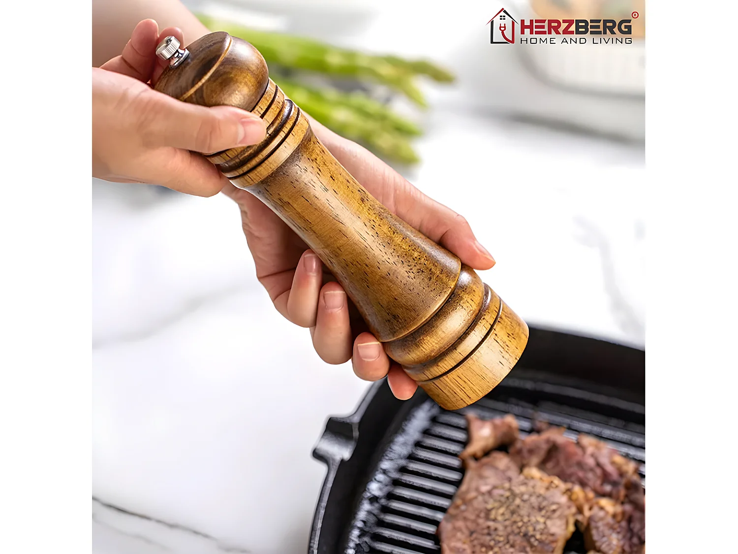 Moulin à poivre en bois Herzberg