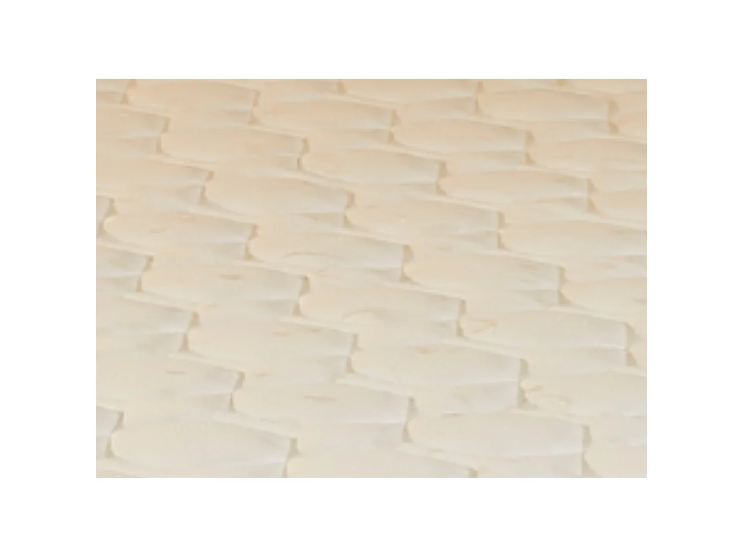 Matelas 140x190 cm Memoire de Forme 70 Kg/m3 - Hauteur 25,5 cm  Tres Ferme - 7 Zones de Confort - ame rembourrage 100 %