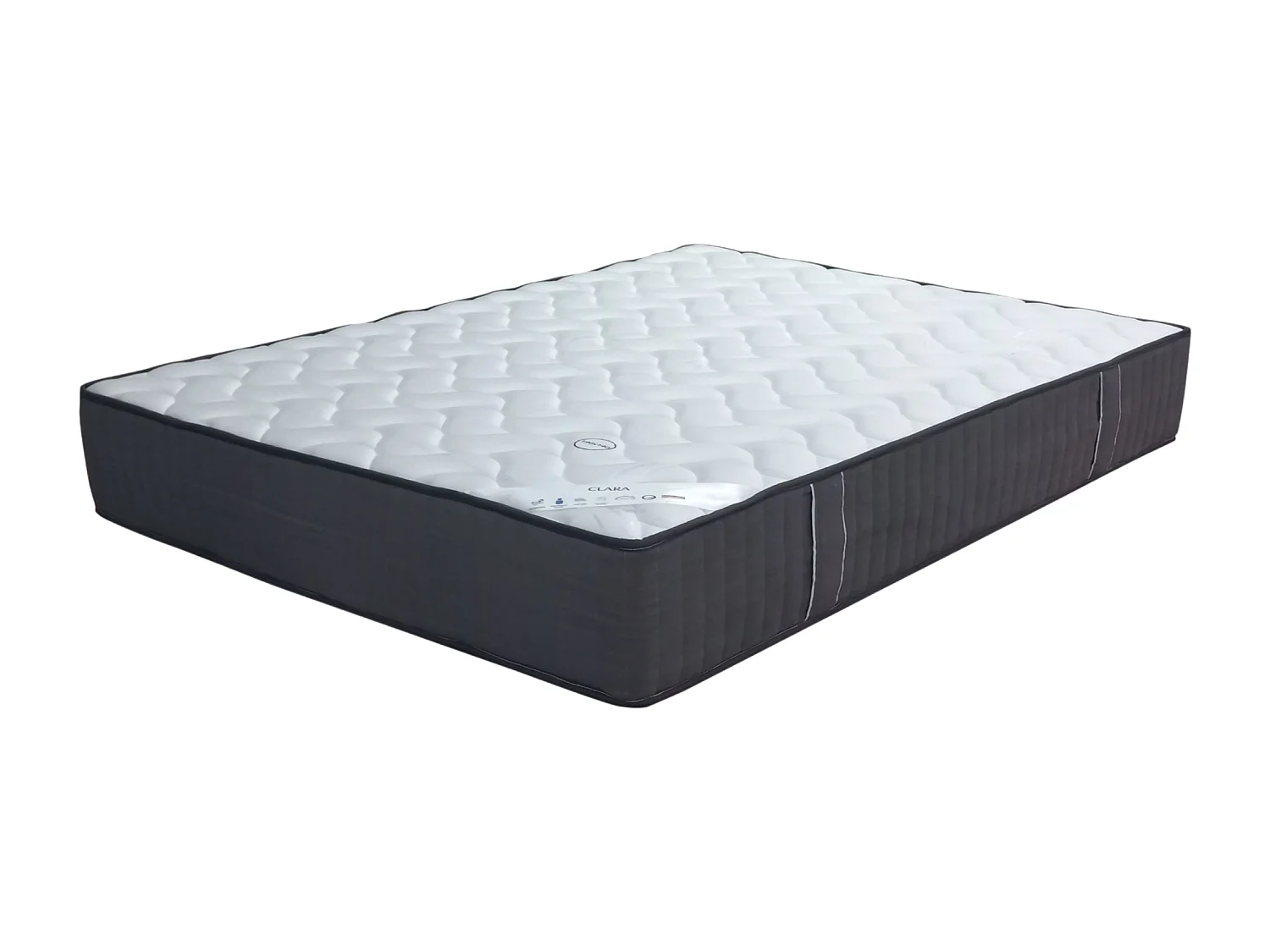 Nuits D'or Matelas 120x190 cm Memoire de Forme 65 kg/m3 + Alese - Hauteur 30 cm Tres Ferme - 5 Zones de Confort - ame re