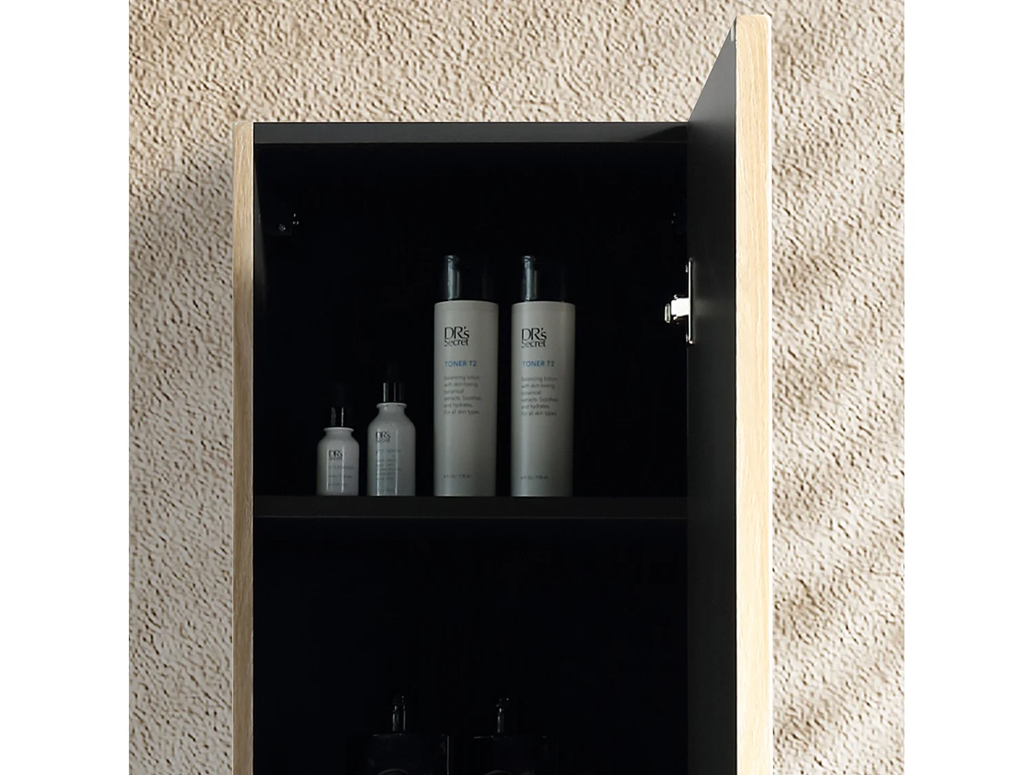 Colonne de salle de bain 160 cm chêne clair Aqualinea