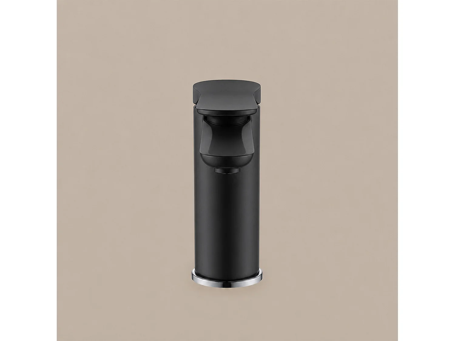 Robinet mitigeur de salle de bain noir mat