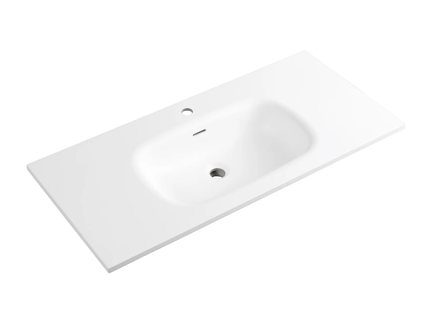 Ensemble salle de bain 100 cm chêne clair Aqualinea
